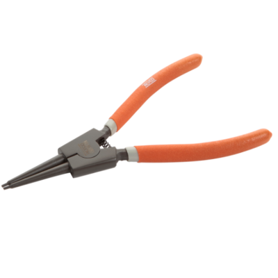 Alicate de ponta redonda com punhos laranja