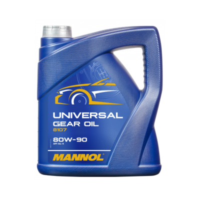 Recipiente azul de óleo para engrenagens Mannol Universal Gear Oil 4L