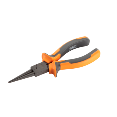 Alicates de ponta longa com punho preto e laranja