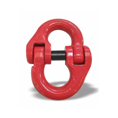 Anel de ligação de aço vermelho com pino preto