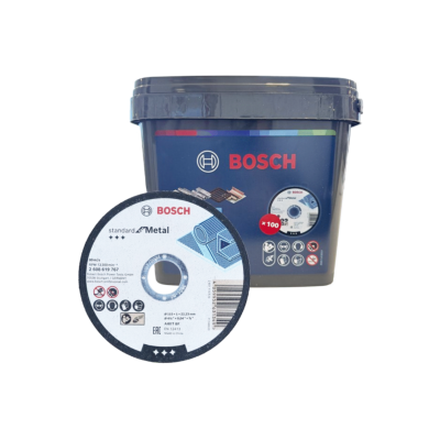 Embalagem BOSCH com discos de corte para metal